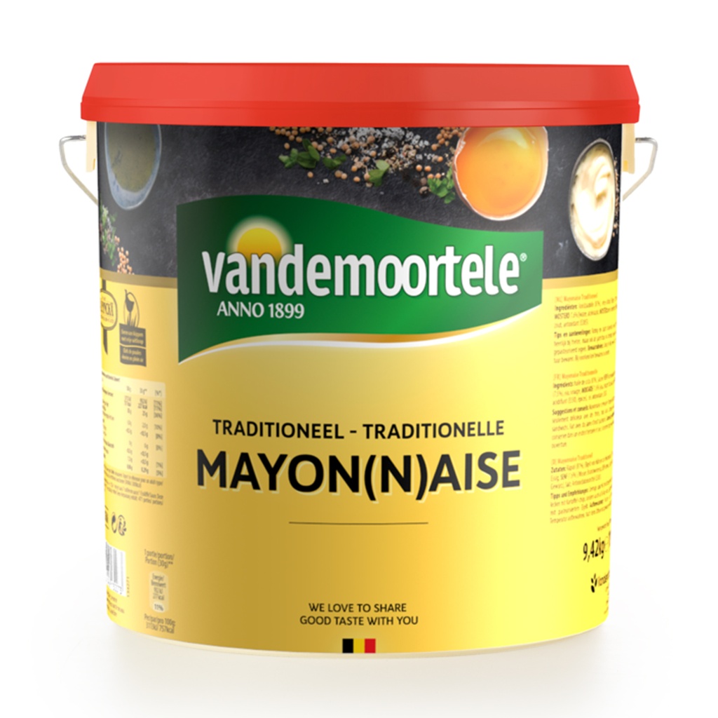 Mayonaise Traditionelle Vandemoortele 10 L