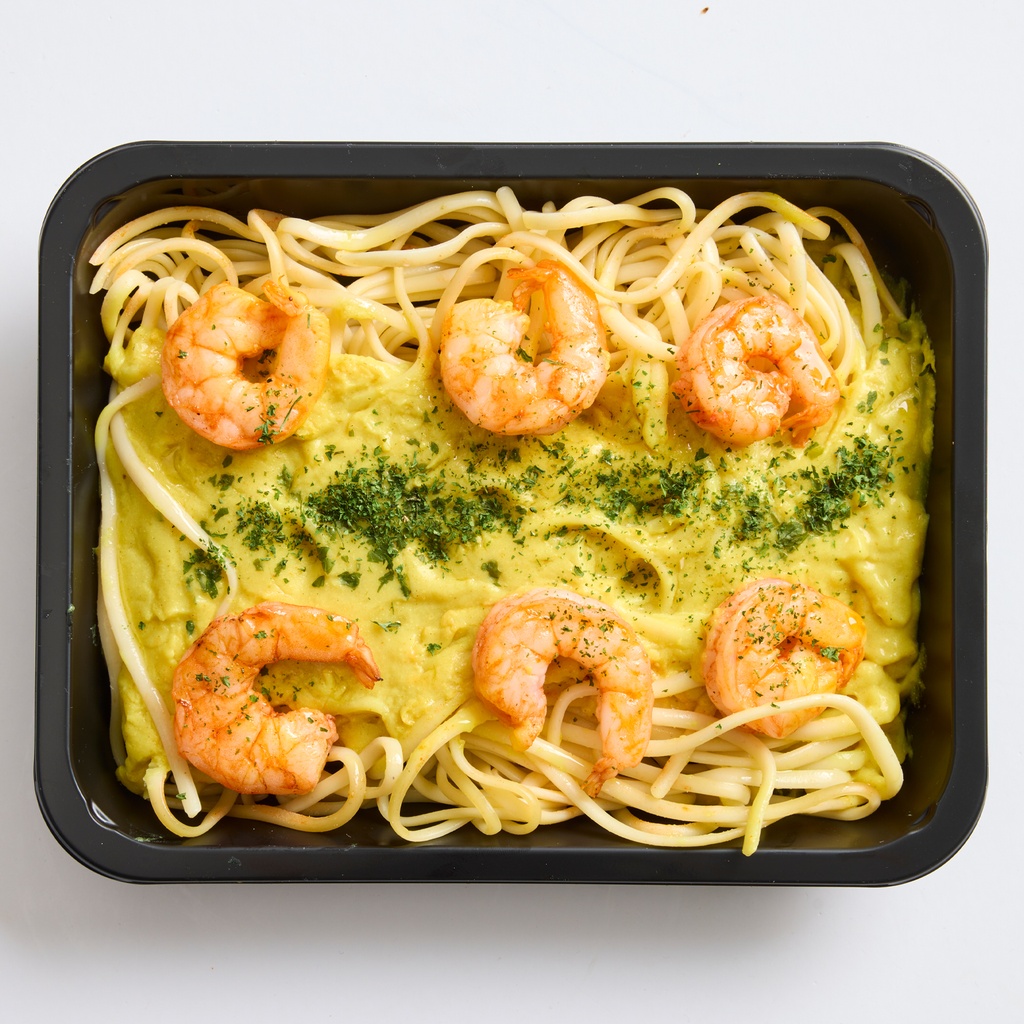 Tagliatelli Avec Scampi Sauce Curry Noyez 600 gr
