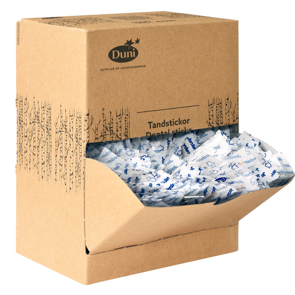 Cure Dents (Emballe Individuele) Duni 1000 pcs 