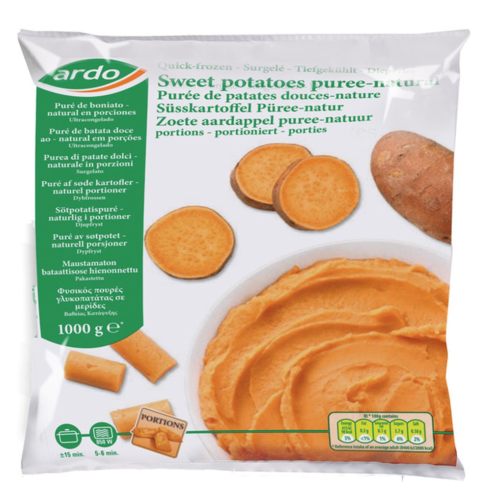 Puree de patates douce Ardo 1 kg