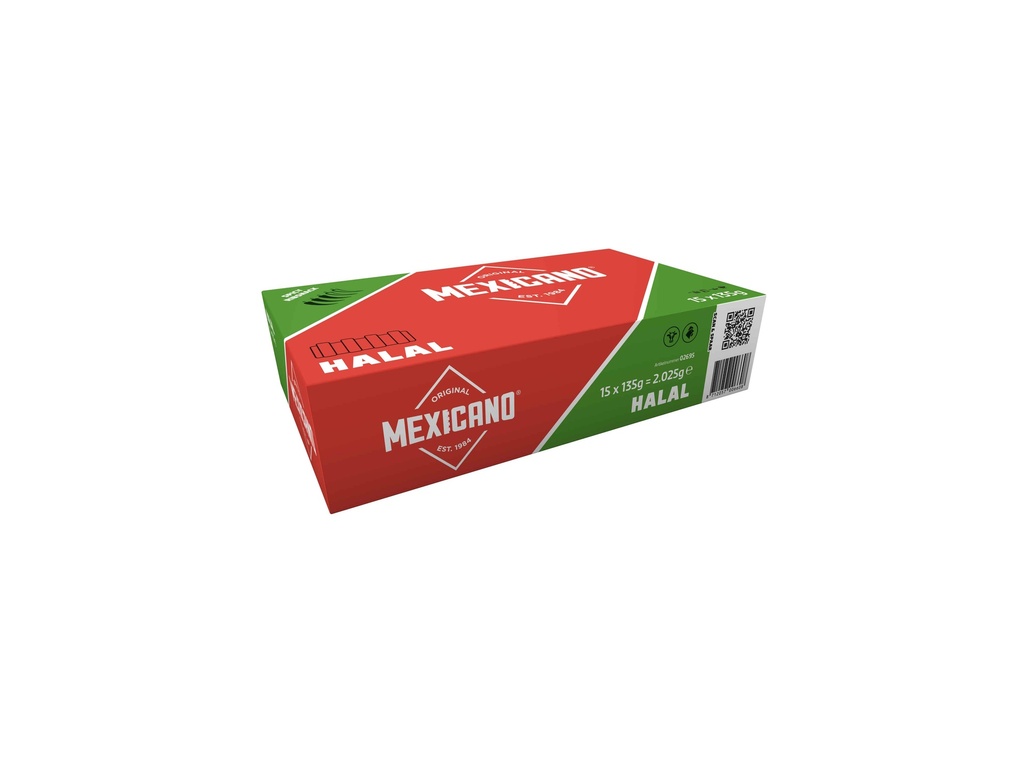 Mexicano Halal  De Vries 15 x 135 gr