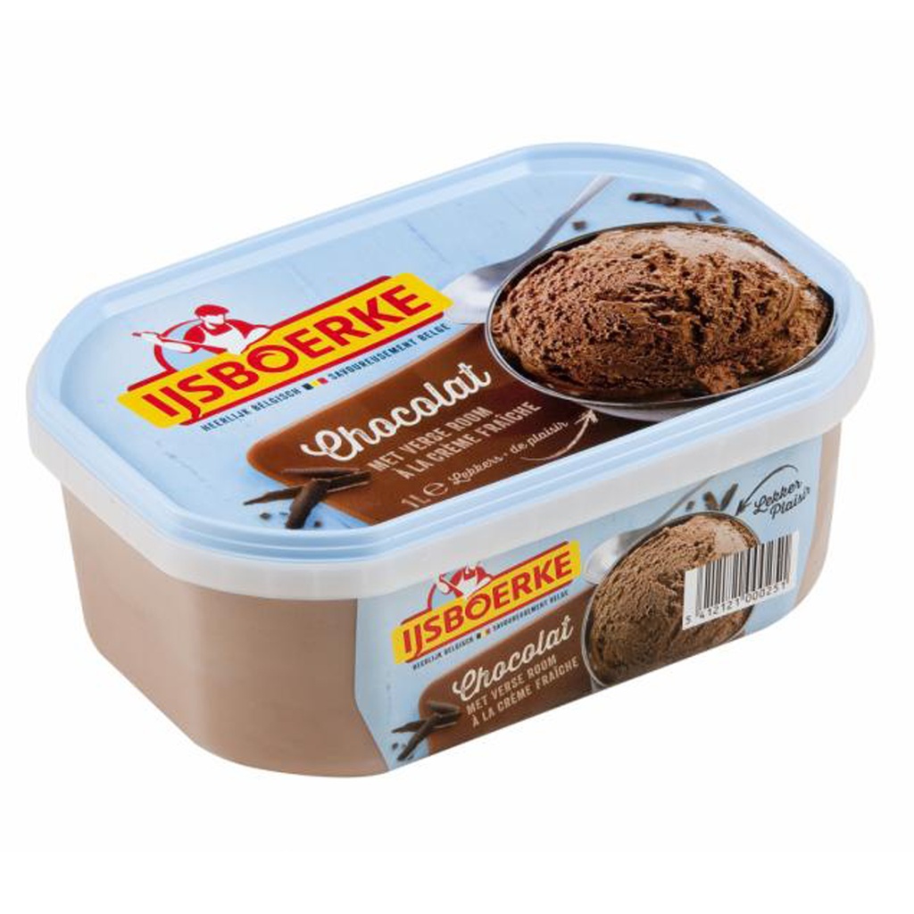 Glace Chocolat Ijsboerke 1 L