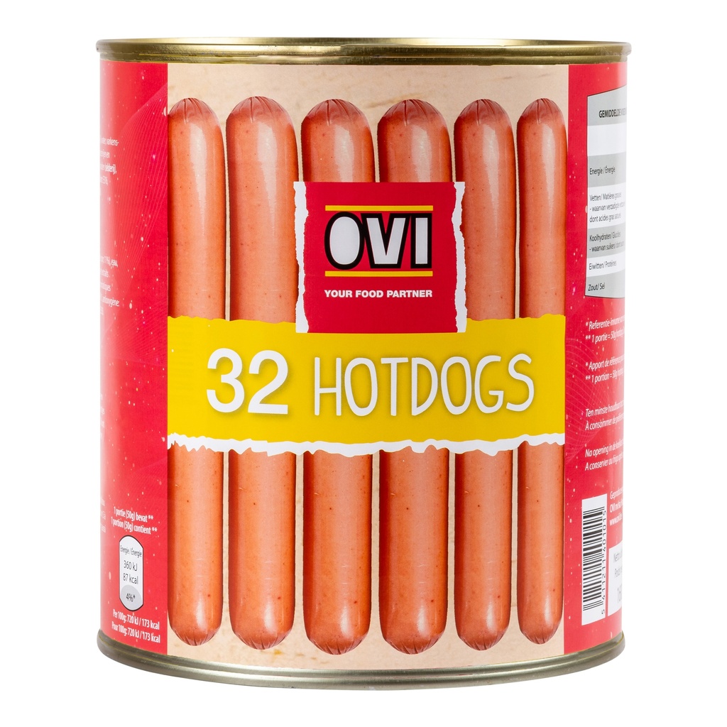 Hot Dog  Ovi 32 x 50 gr