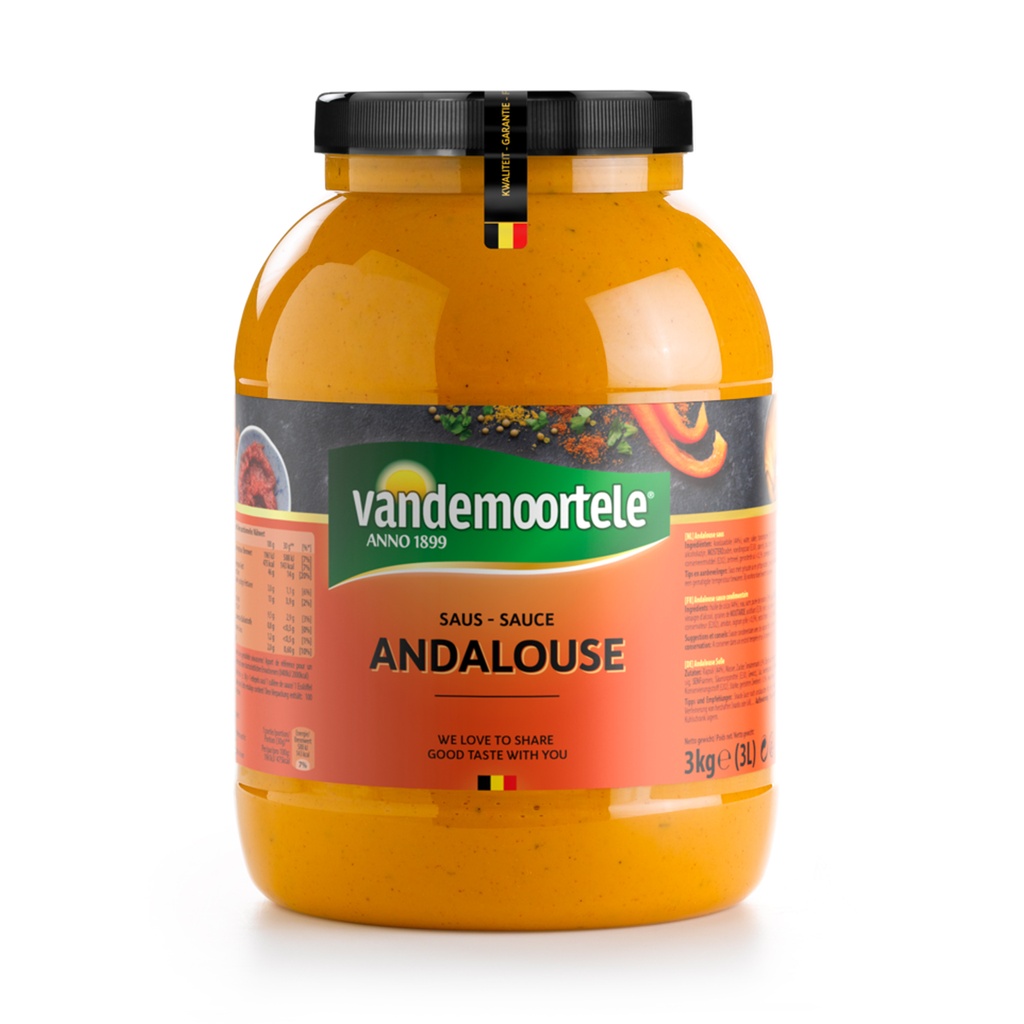 Sauce Andalouse Vandemoortele Pet 3 L