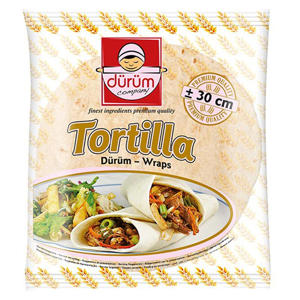 Tortillas Durum 30 cm Durum Compagnie 18 pcs