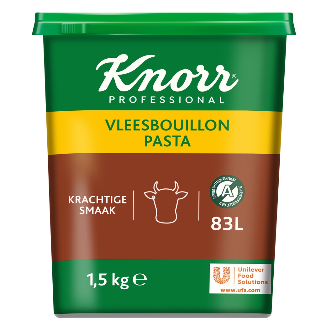 Bouillon de boeuf en pâtes - professionel - Knorr 1 kg