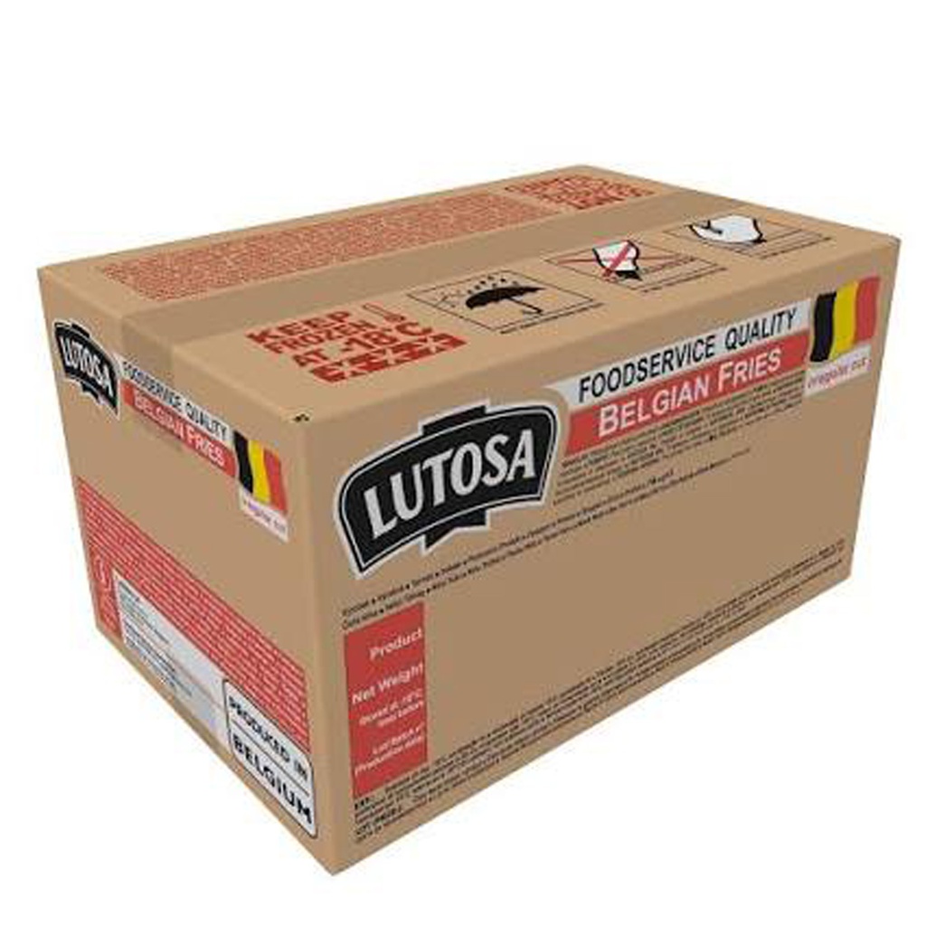 Frites Belge Foodservice Lutosa Surgelé 4 x 2,5 kg