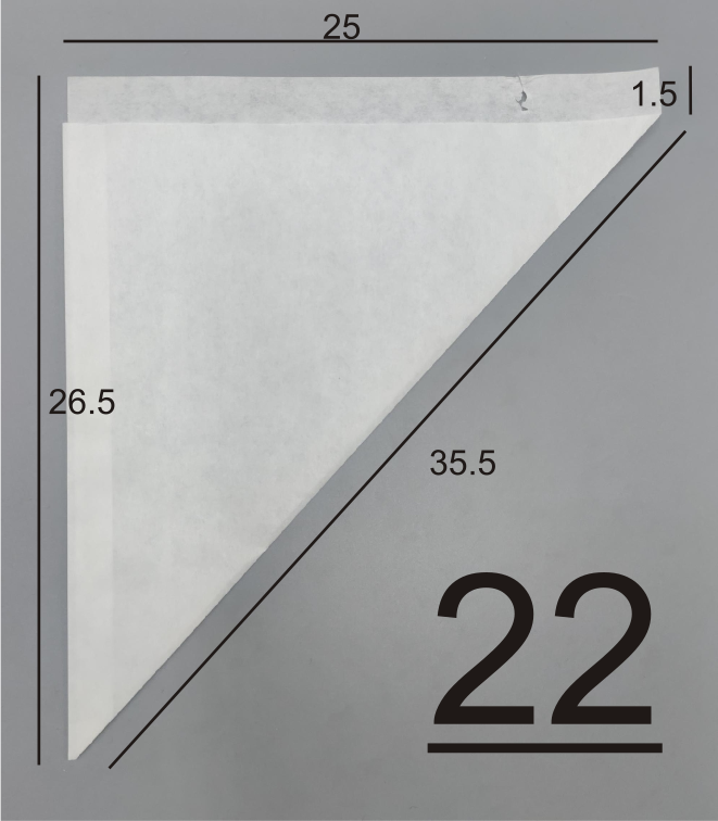 Sachets Cornets  Nr 22  1000 pcs