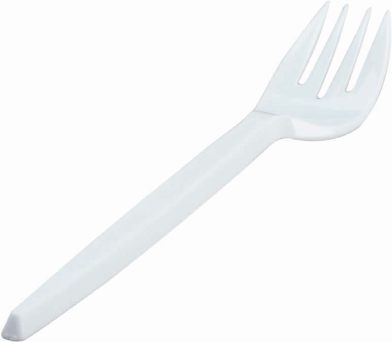 Fourchette 16 cm Classic blanche 20 x 50 pcs