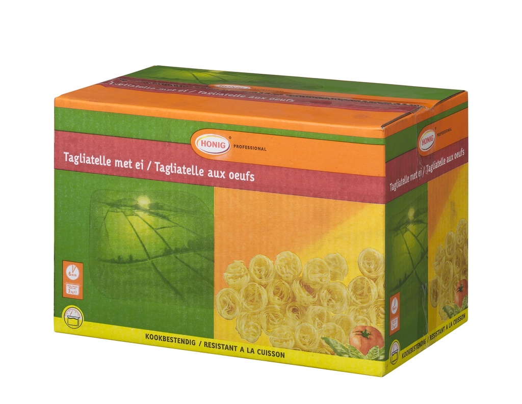 Pâtes Tagliatelli Nidi Nature Honig 3 kg