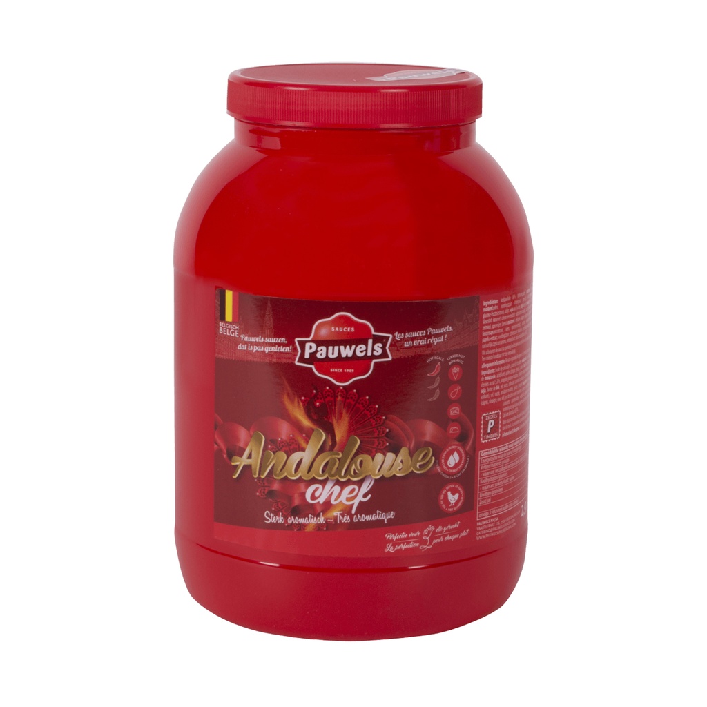 Sauce Andalouse Chef Pauwels Pet 3 L