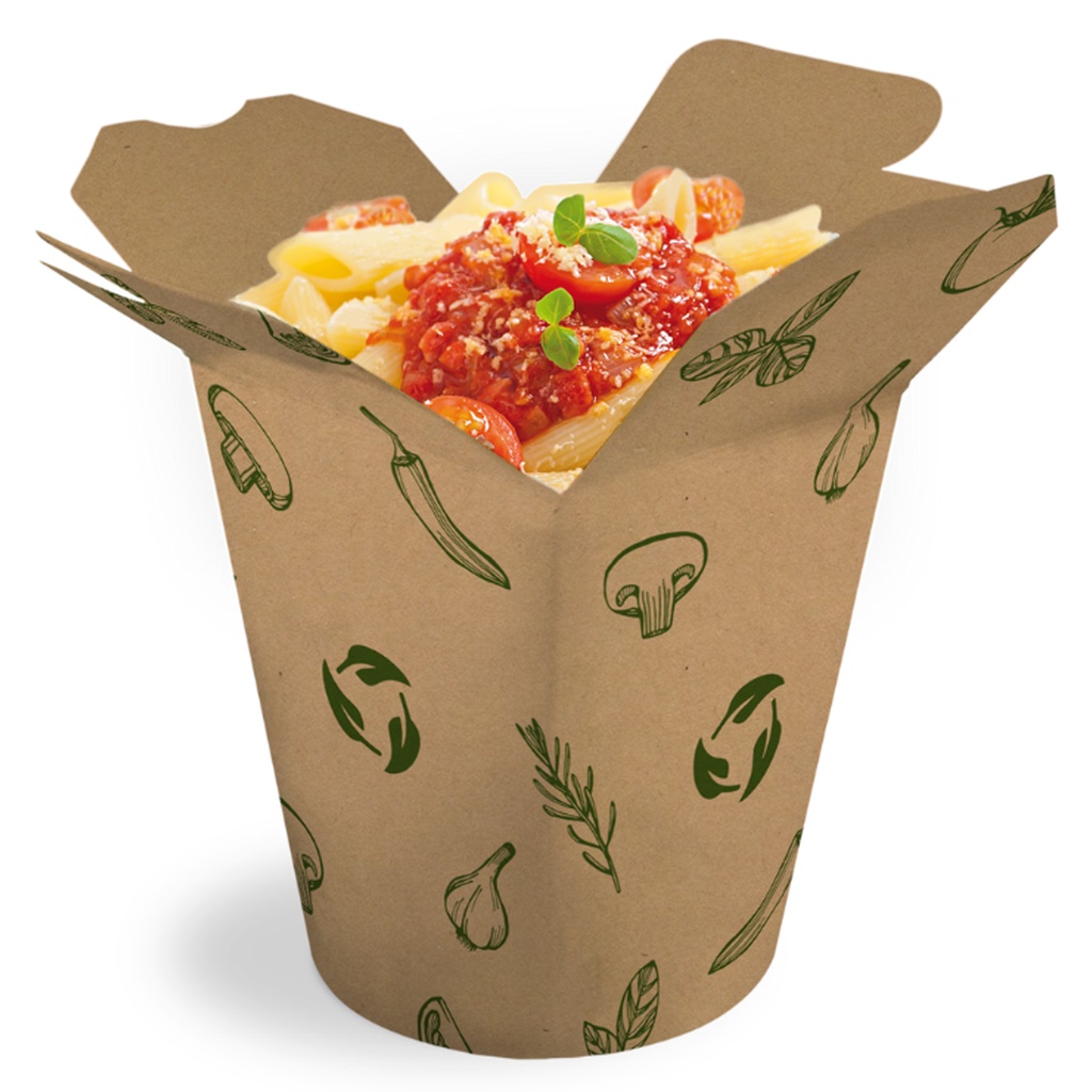 Gobelet de Pâtes Eco Large (450gr) Smiling Cook 50 pcs