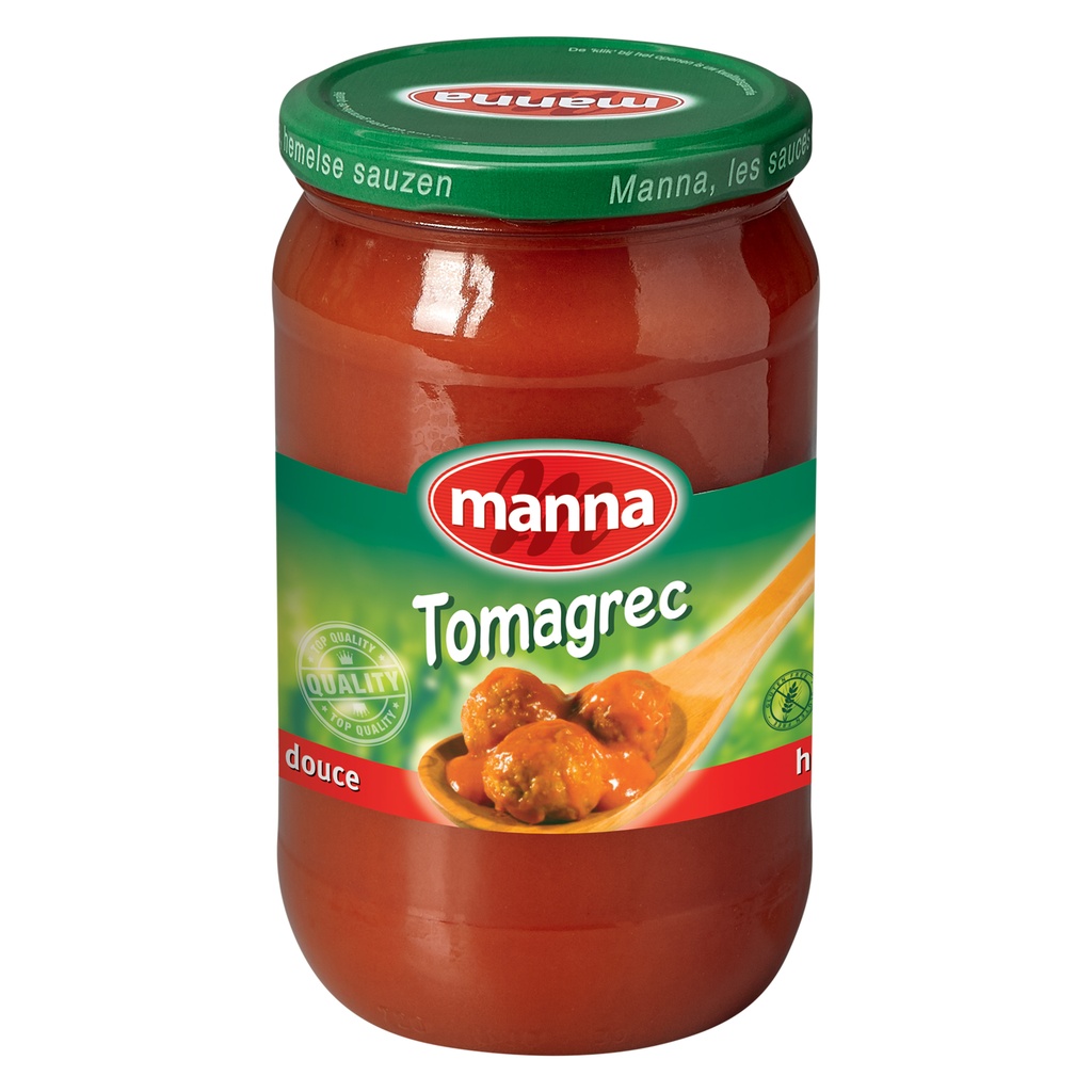 Tomagrec Saus Manna Glas 0,72 L