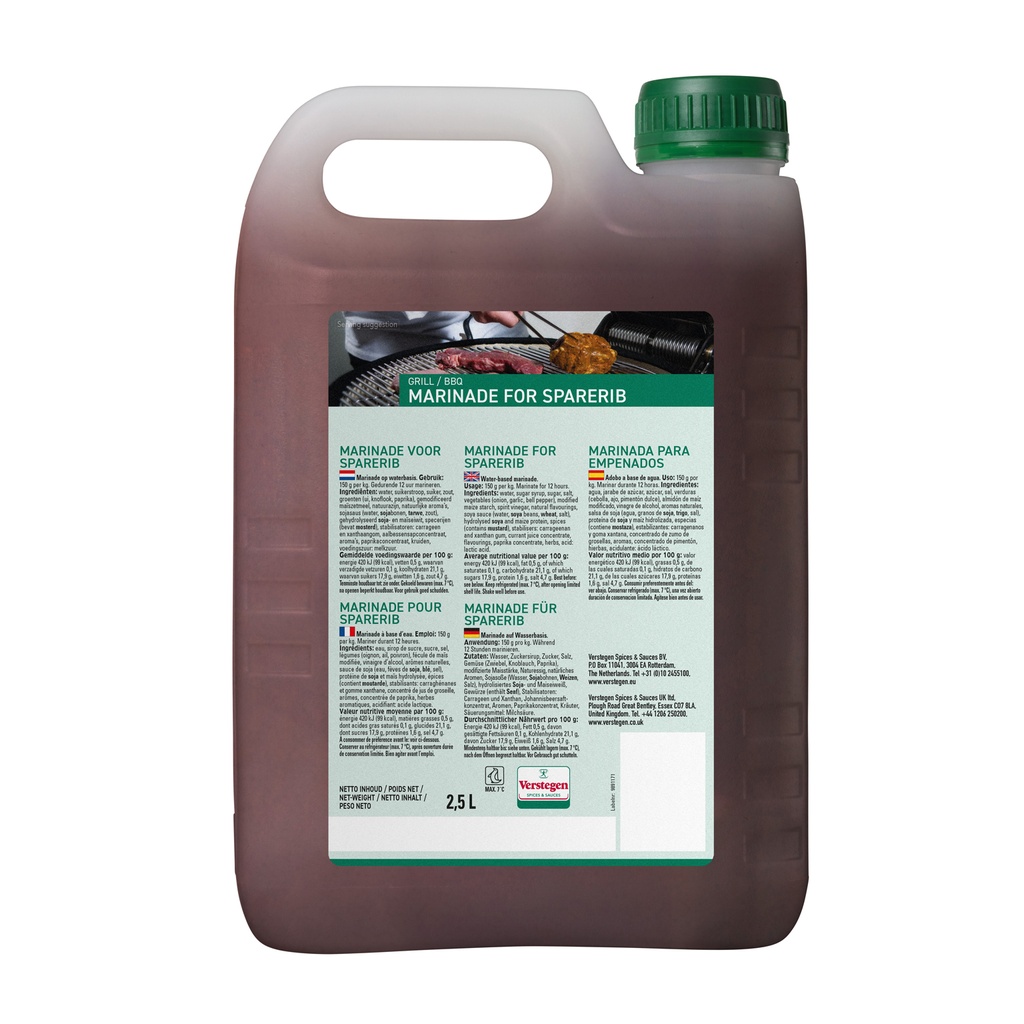 Marinade Spare Ribs Verstegen 2,5 L
