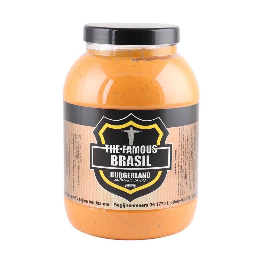 The Famous Brasil Saus Burgerland Pet 3 L