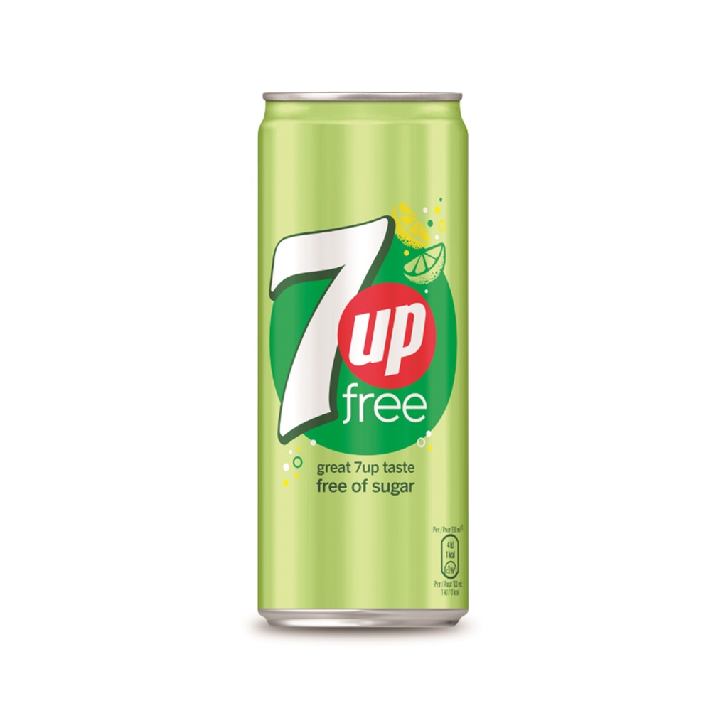 Seven Up Sugar Free Canette 24 x33 cl