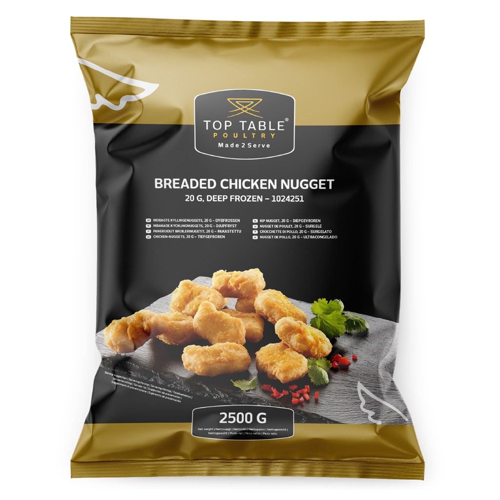 1024251 Nuggets de Poulet Deluxe Top Table 2,5 kg