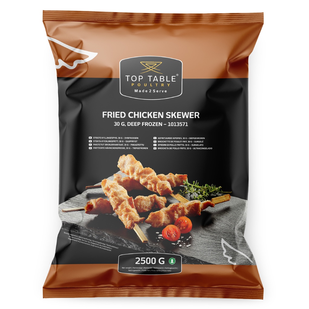 Brochette de Poulet Frit 30 gr (1013571) Top Table 2,5 kg