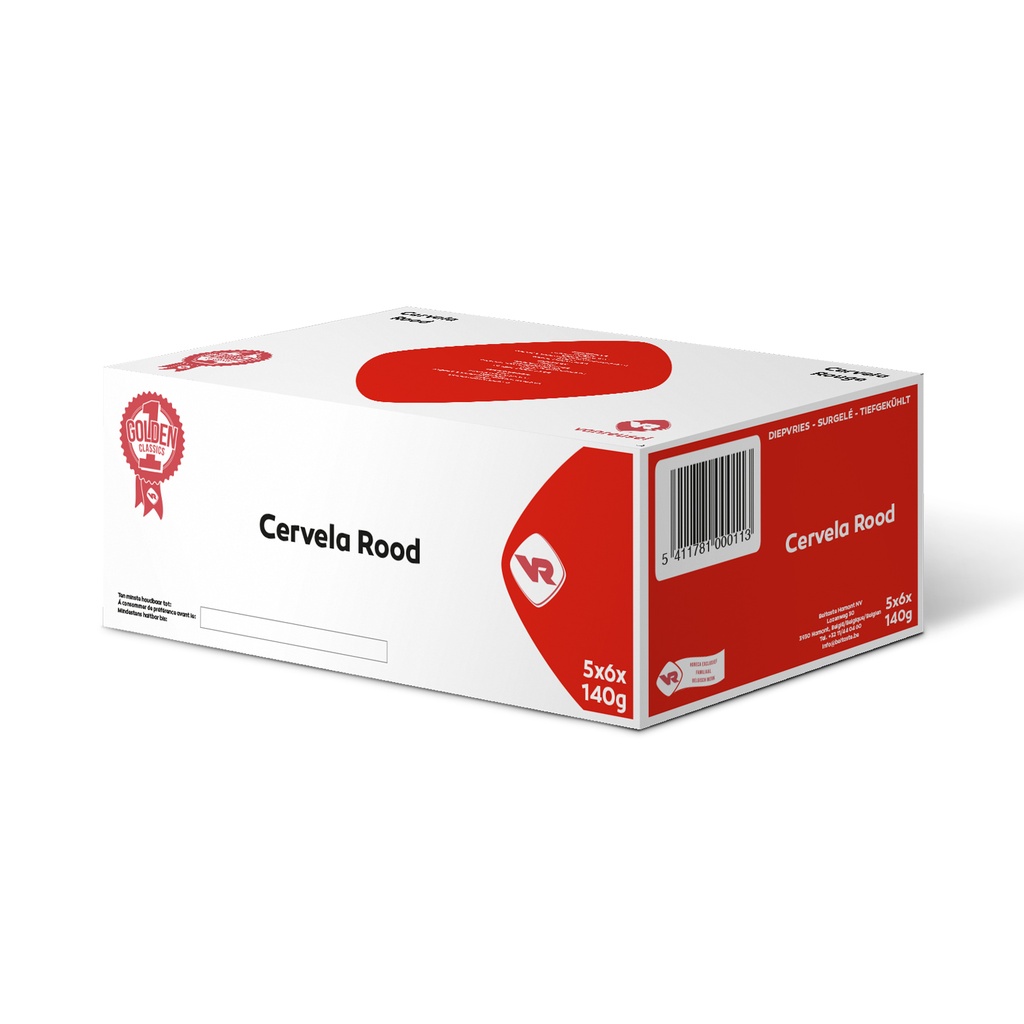 Cervela Rouge Vanreusel 5 x 6 x 140 gr