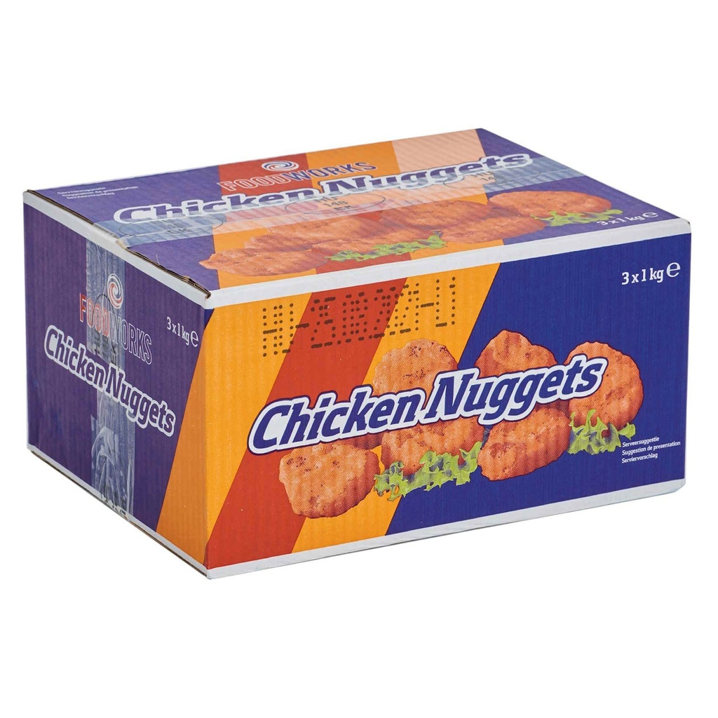 Nuggets Poulet Foodworks / Bakx 3 x 1 kg