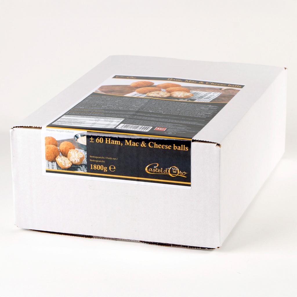 Jambon Mac Et Cheese Balls Castel d'Oro 60 x 30 gr