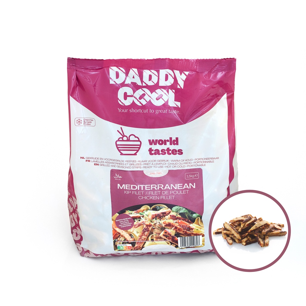 Méditerranéen Filet De Poulet Tranches Daddy Cool 1,5 kg