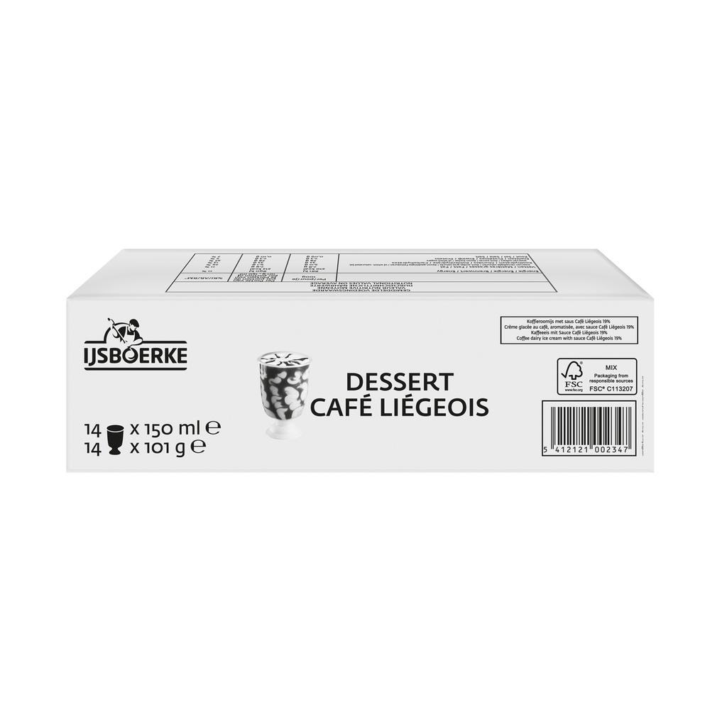Cafe Liegeois 14 x 150 ml