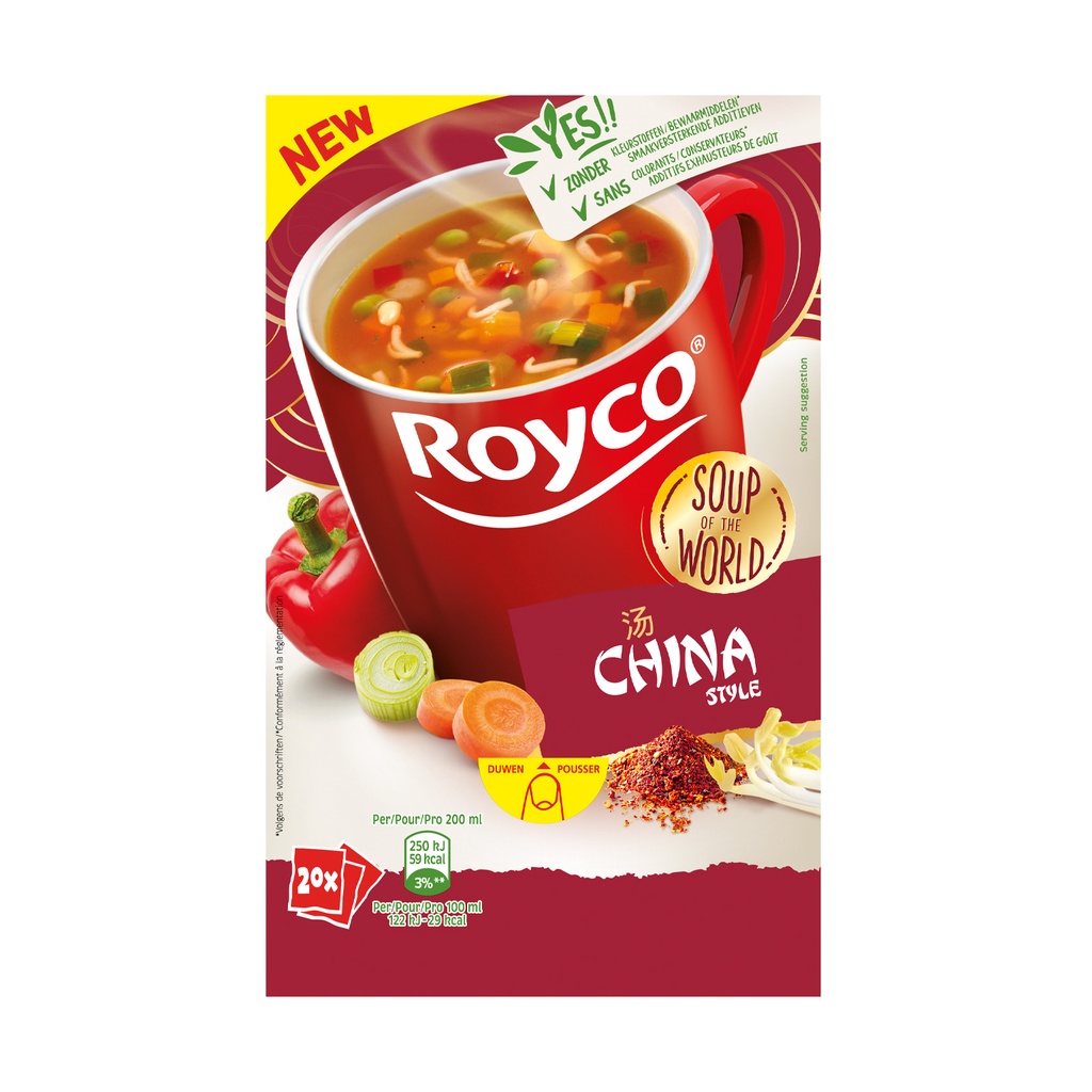 Royco Minute Soup World Chinese style 20 pcs