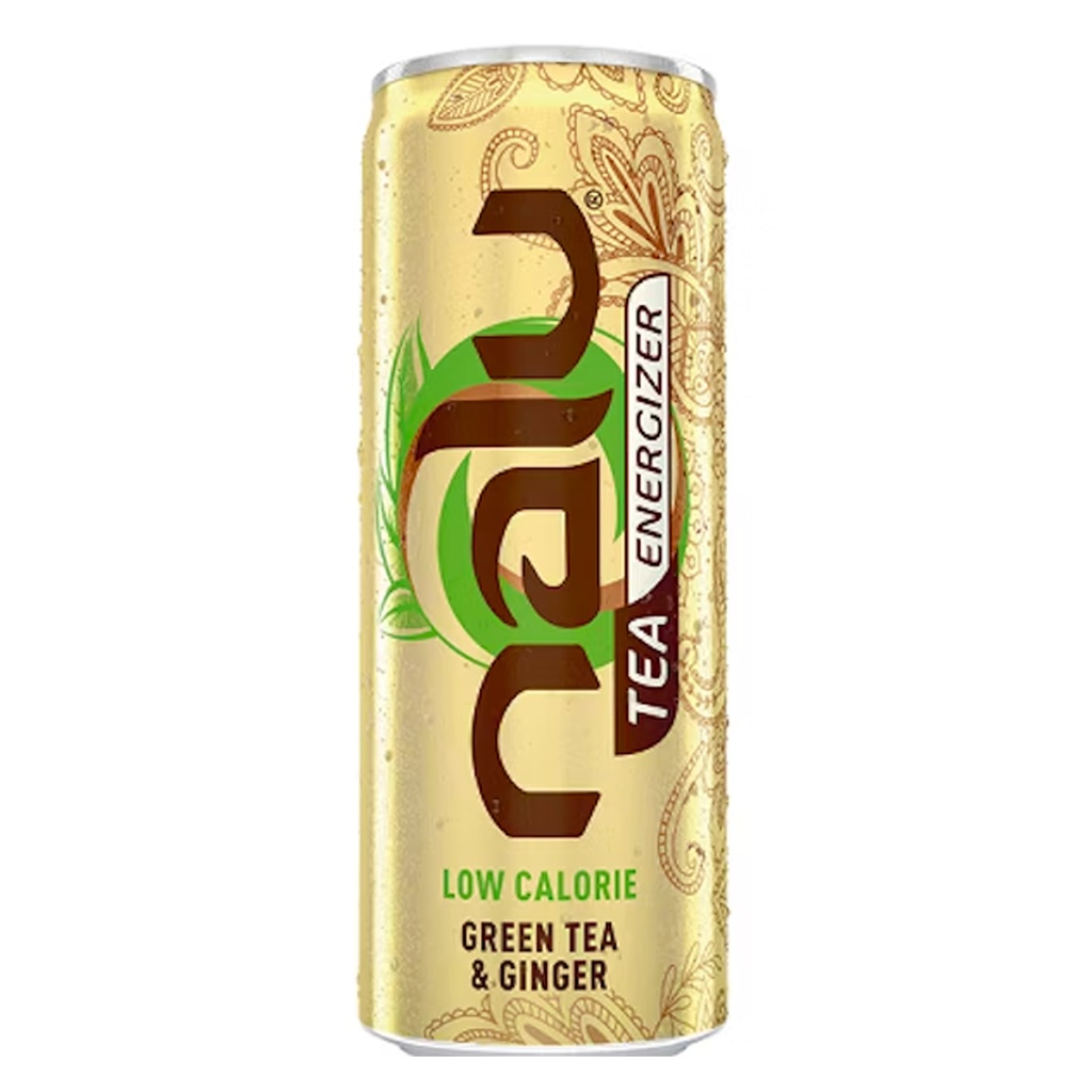 Nalu Tea Energizer Green Tea & Ginger Can 24 x 25 cl