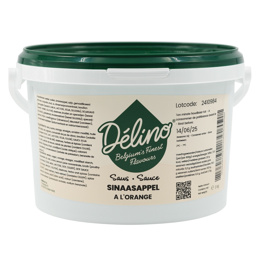 Sauce à l'Orange Delino 3 kg
