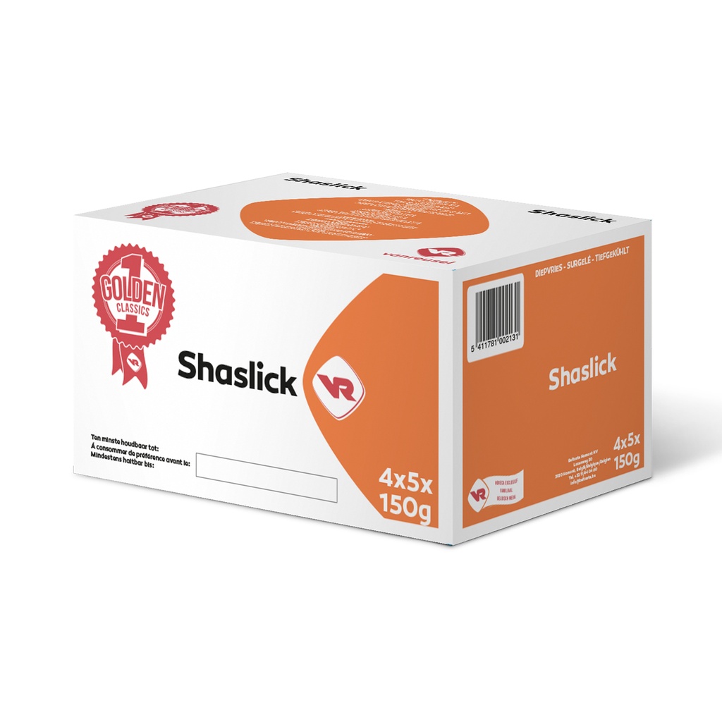 Brochette Shaslick Provençale Précuite Vanreusel 20 x 150 gr