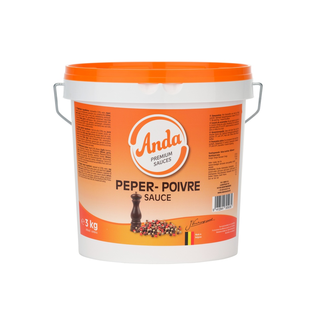 Sauce Poivre Anda Seau 3 kg