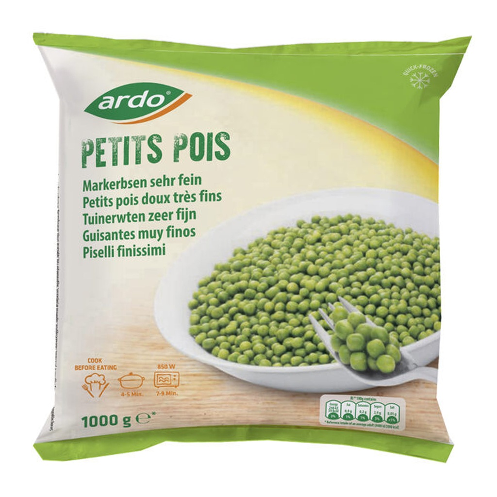 Petits Pois Tres Fin Ardo 1 kg