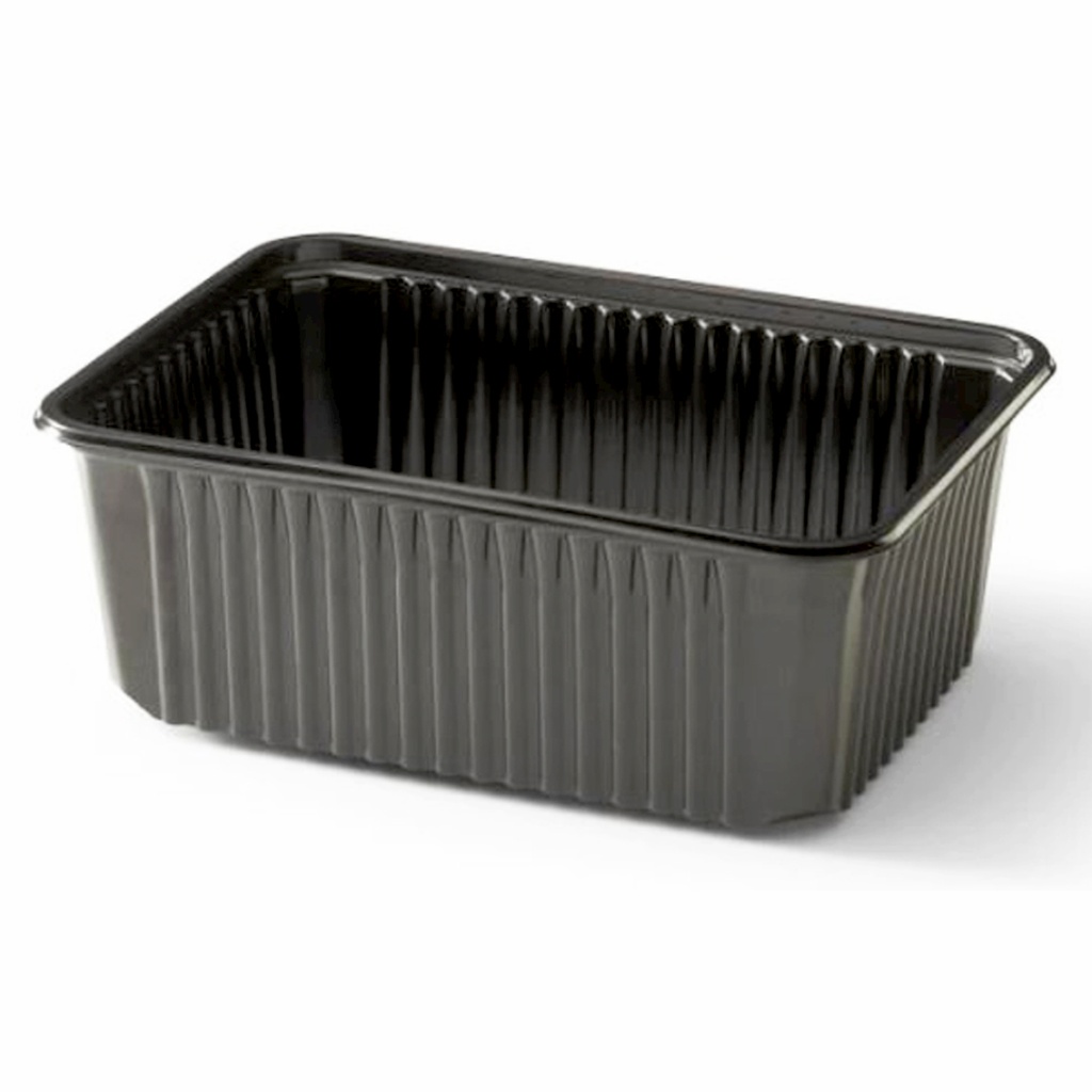 Bac à Spaghetti Noir Rectangle 1000 cc -12 x 50 pcs