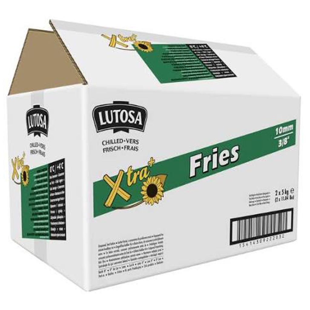 Frites 10 mm Précuites Lutosa 2 x 5 kg - Frais