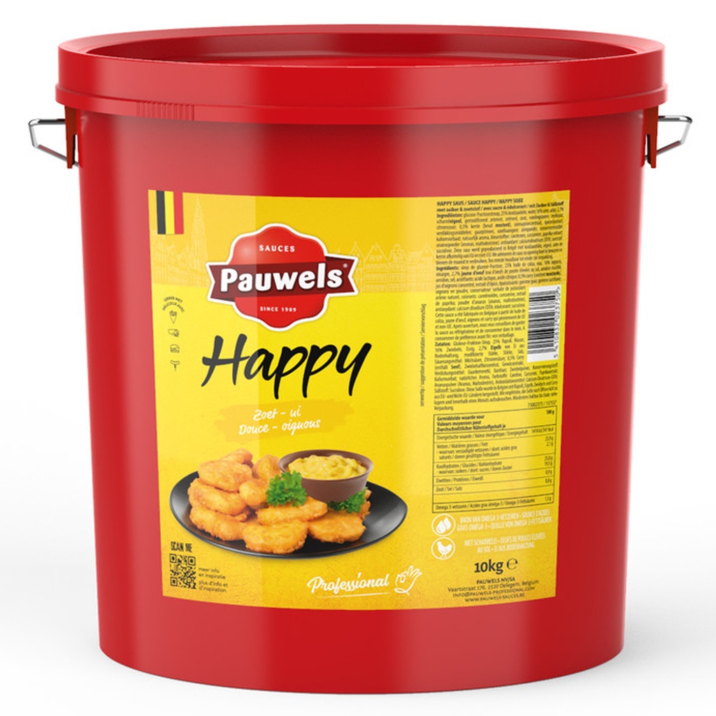 Happy sauce Seau Pauwels 10 L