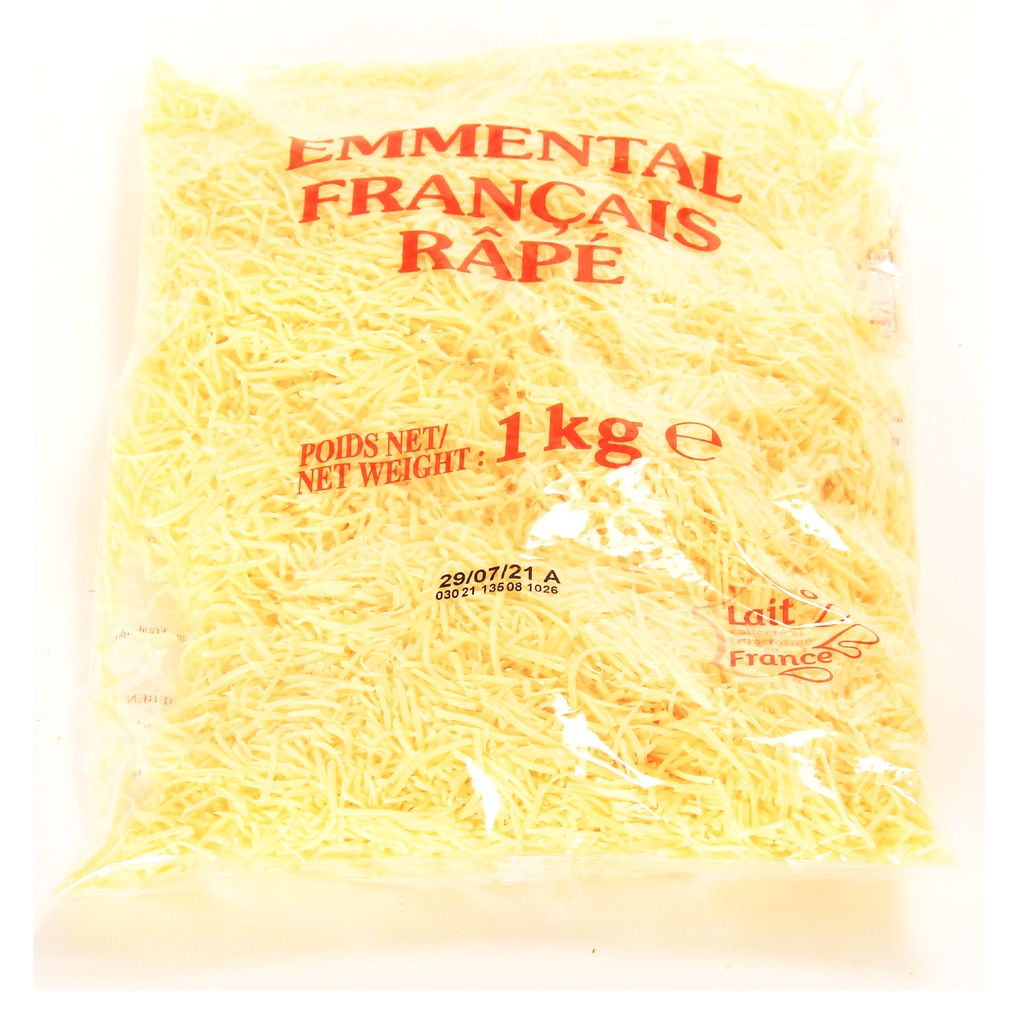 Emmental Râpé 100% 1 kg