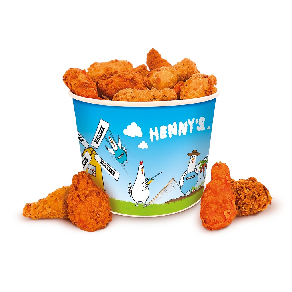 Poulet sans Os Henny's - 6 X 16 poulet + seaux