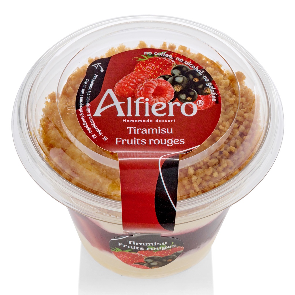 Tiramisu Fruits Rouge Alfiero 12 x 100 gr