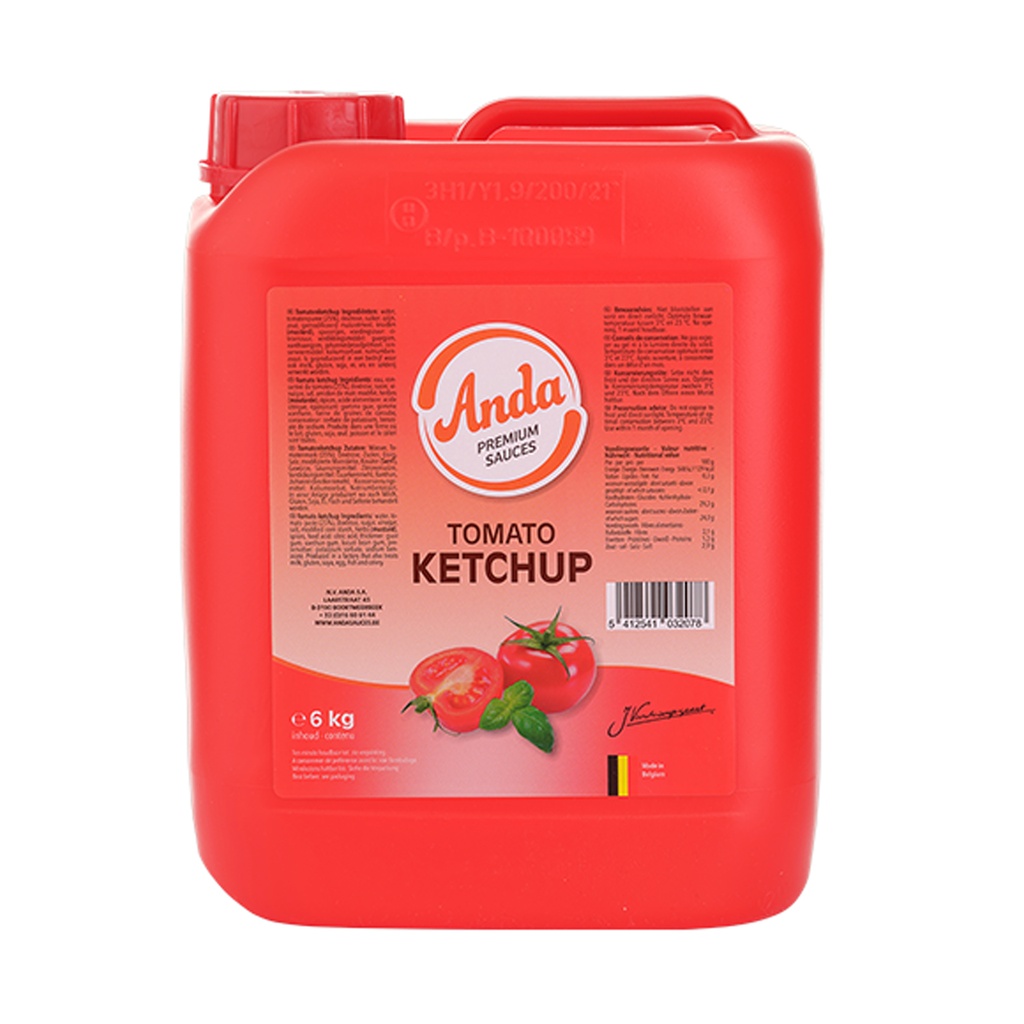 Tomates Ketchup Anda Can 6 L