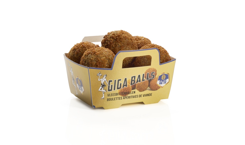 Barquette Présentation Giga Balls Frit is it 20 pcs
