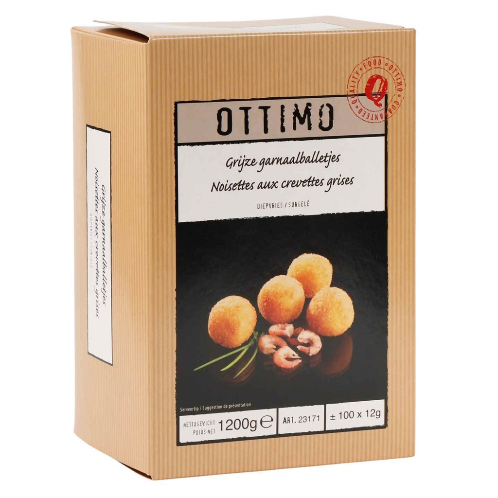 Boulettes de Crevettes grises Ottimo 100 x 12 gr