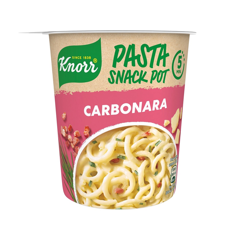 Pasta Snack Pot Carbonara Knorr 63 gr