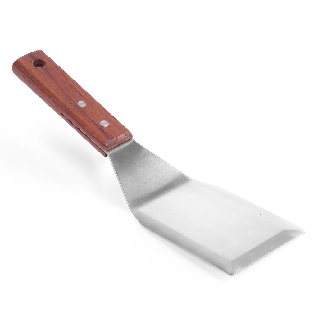 855607 Spatule à Hamburger avec manch en bois 150 mm Hendi