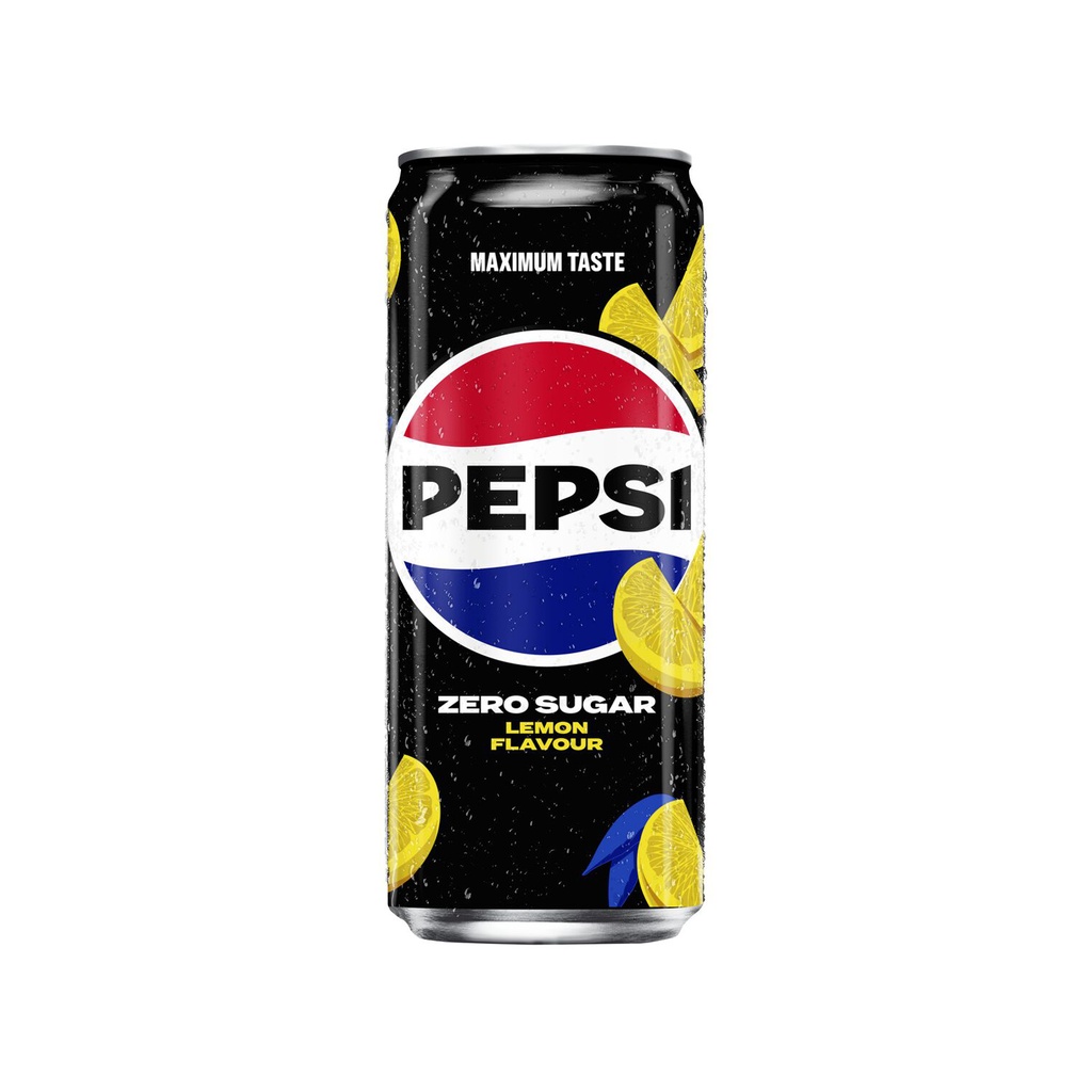Pepsi Zero Lemon Sleek Can 24 x 33 CL