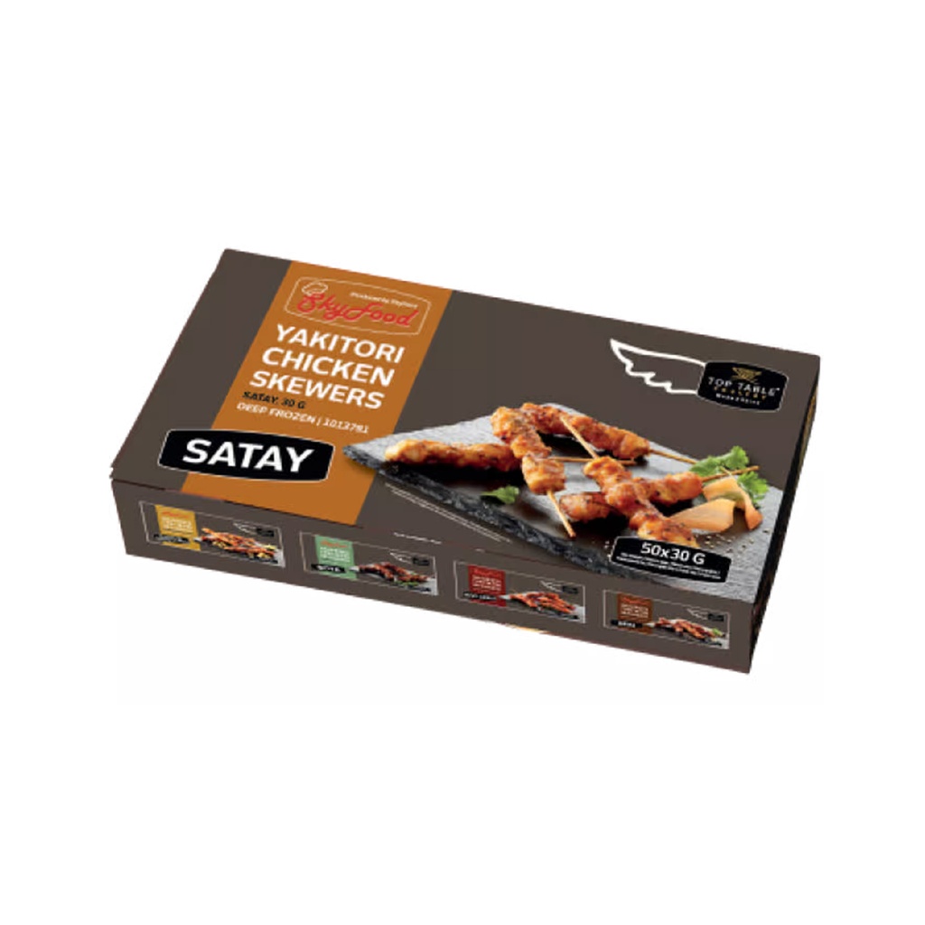 1013791 Yakitori Sata Satay Top Table 50 x 30 gr