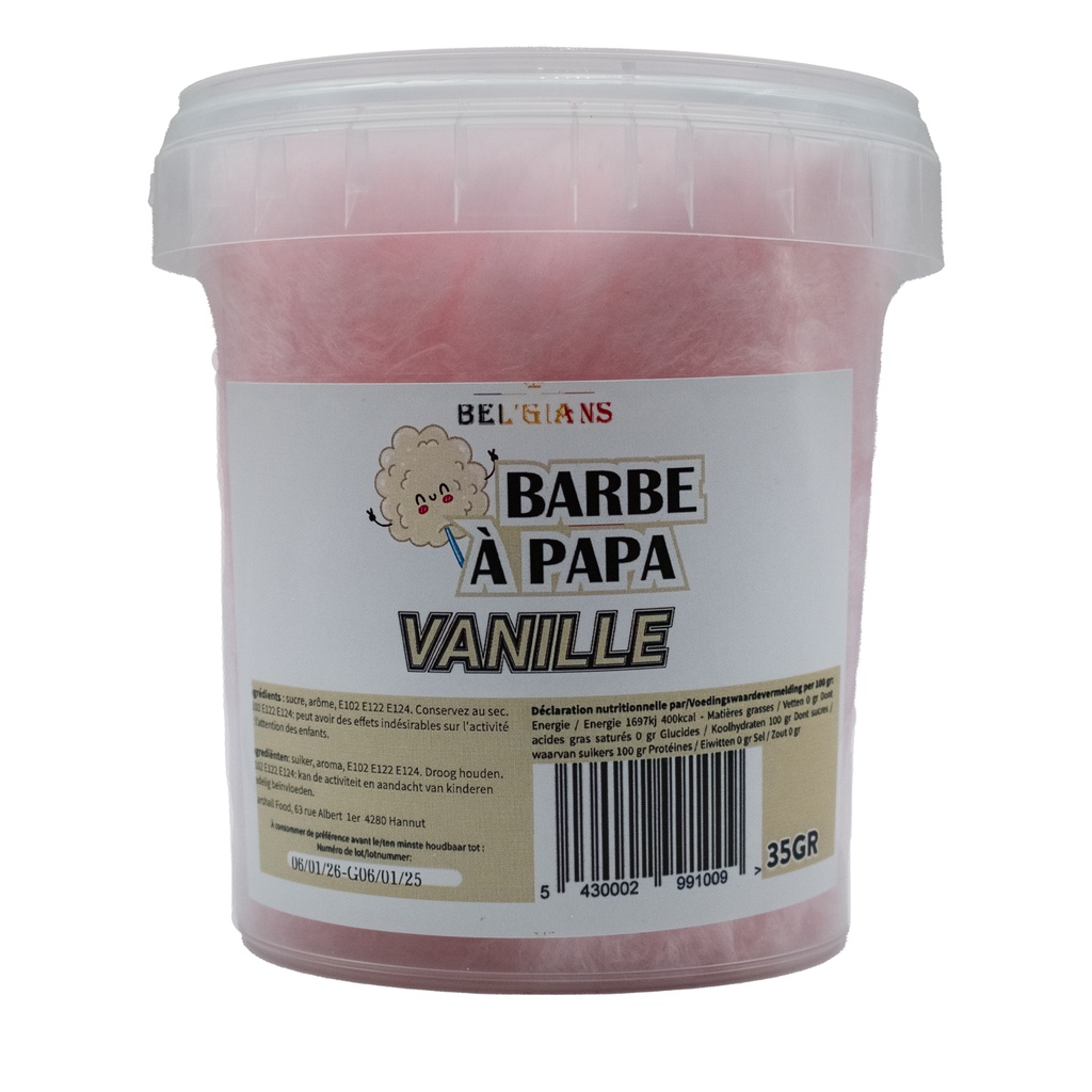 Barbe à Papa Vanille Bel'Gians 35 gr