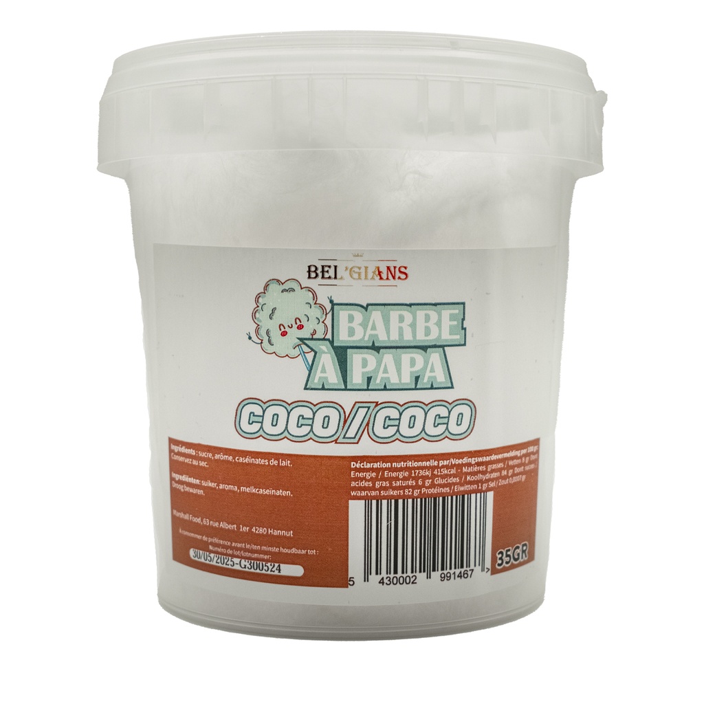 Barbe à Papa Coco Bel'Gians 35 gr