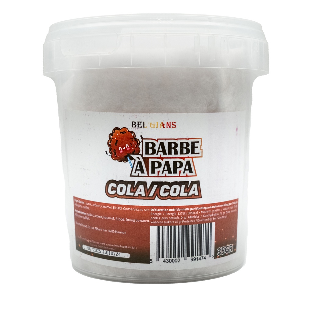 Suikerspin Cola Bel'Gians 35 gr