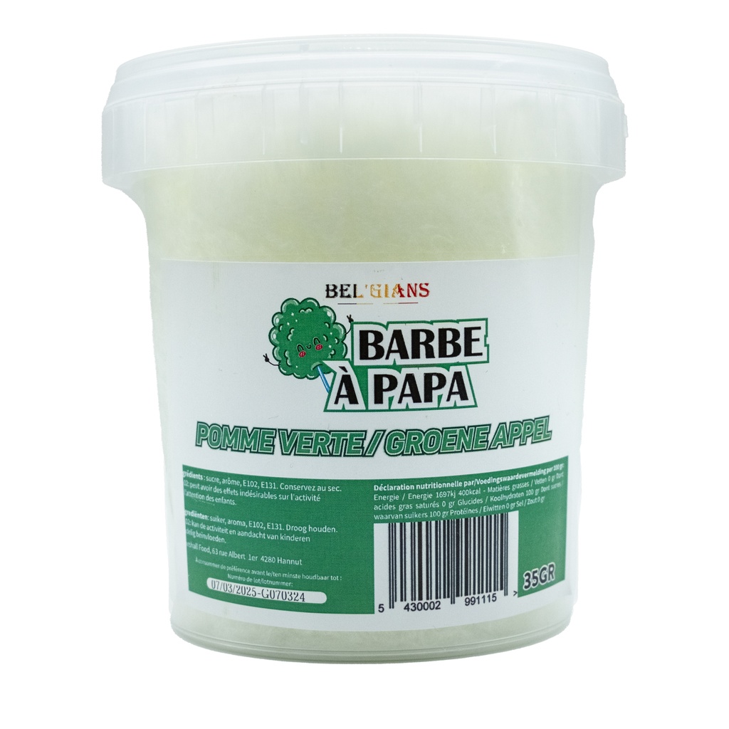 Barbe à Papa Pomme Bel'Gians 35 gr
